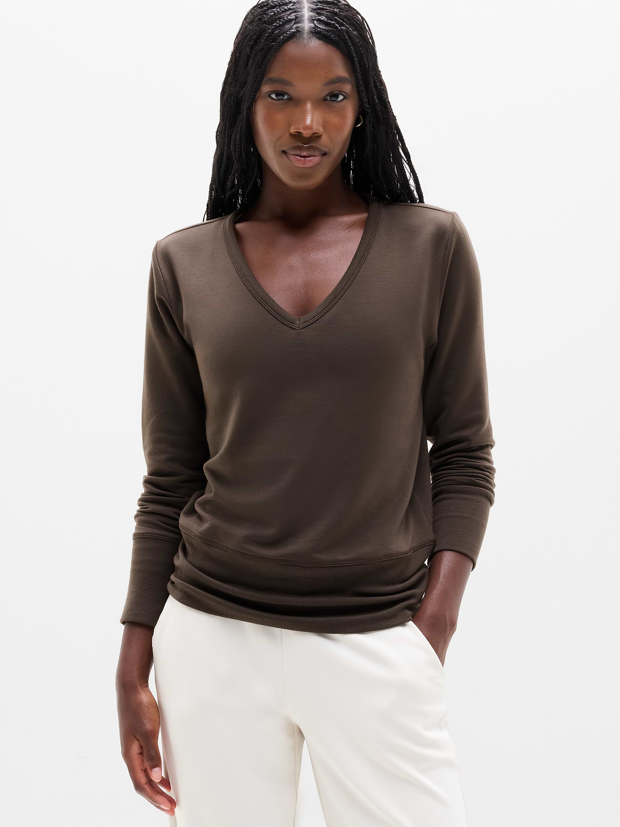 Image number 1 showing, Coaster Luxe V-Neck Sweatshirt