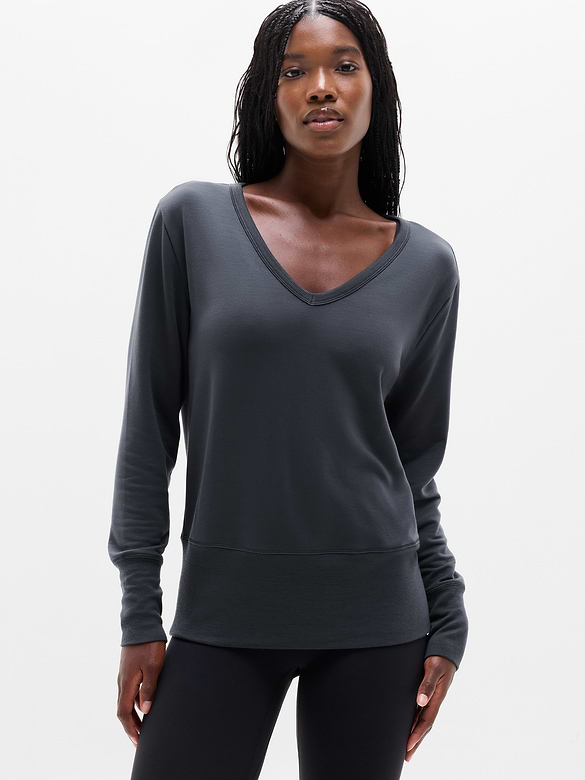 Coaster Luxe V-Neck Sweatshirt