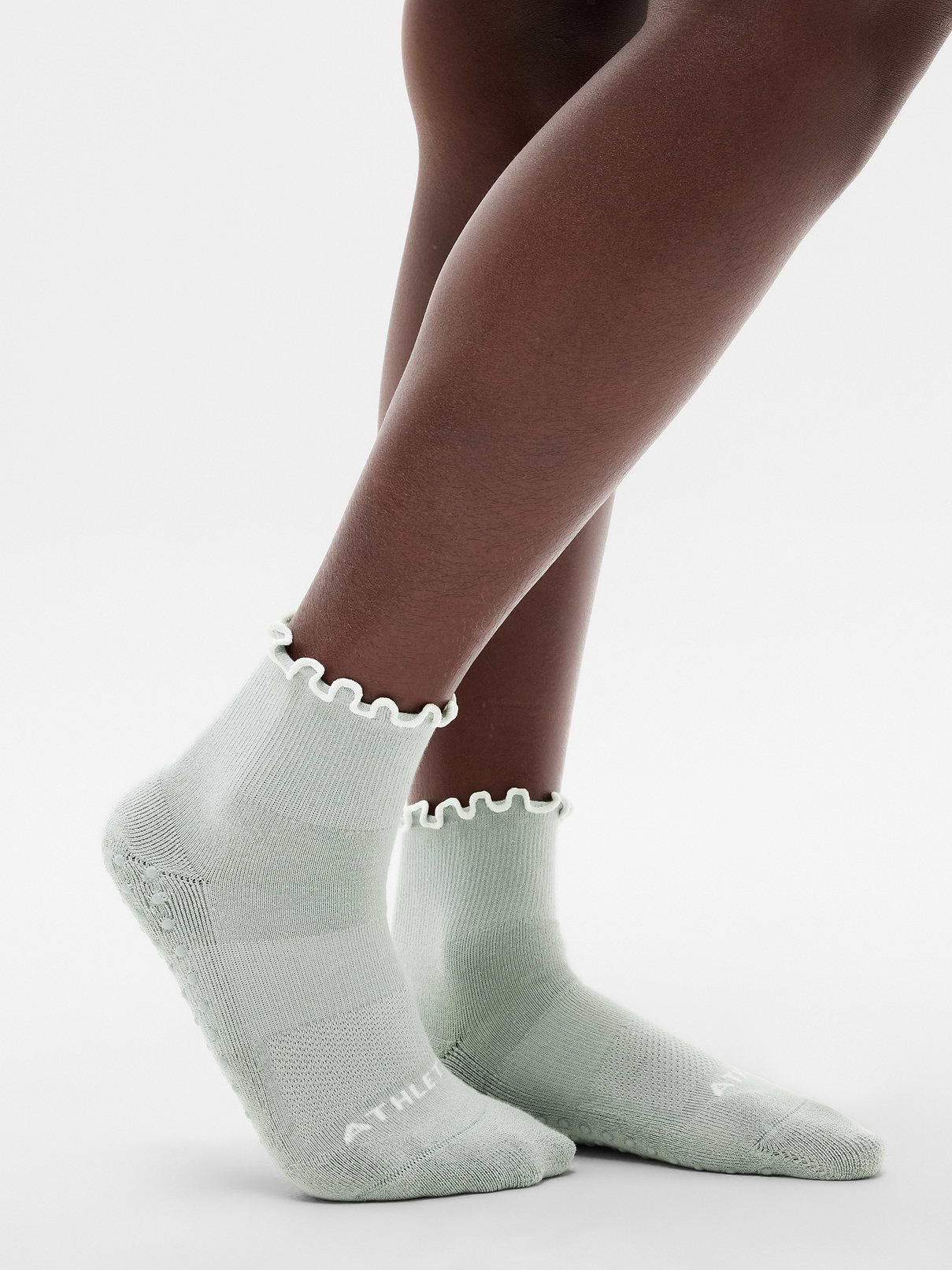 Image number 2 showing, Ruffle Grip Sock