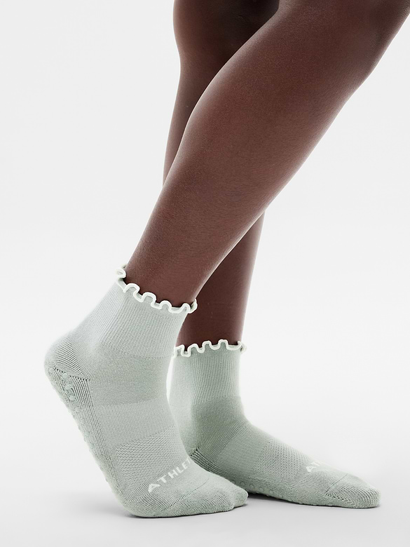 Ruffle Grip Sock