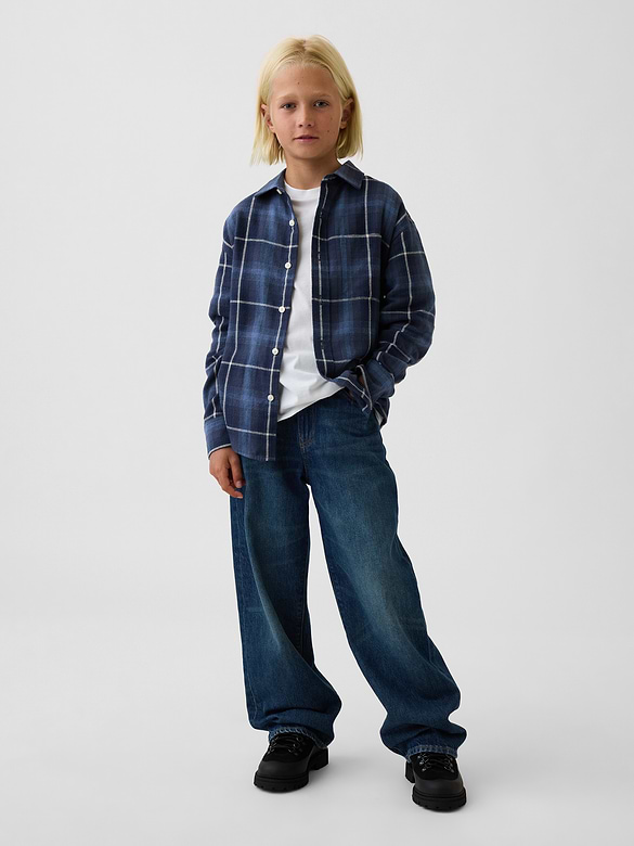 Relaxed Flannel Shirt
