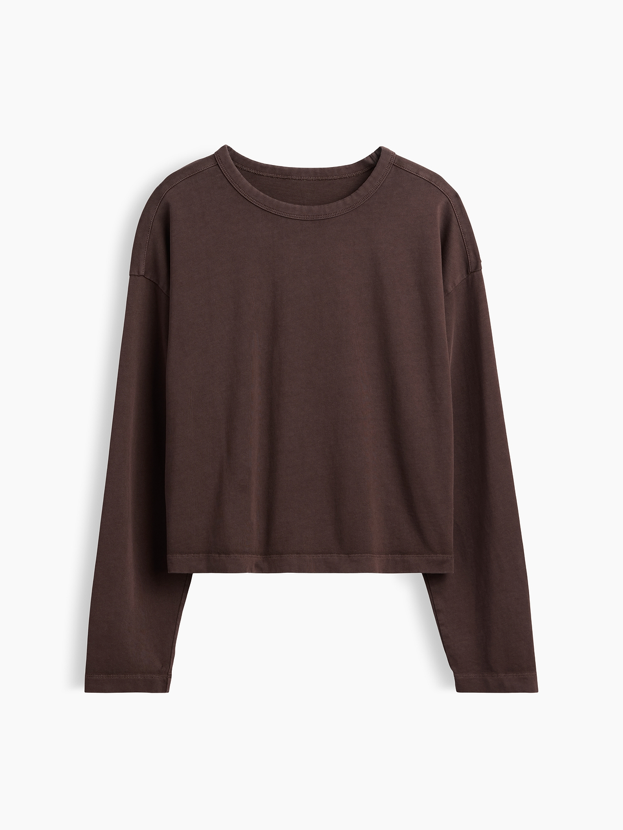 Knit Oversized Crop T-Shirt | Gap