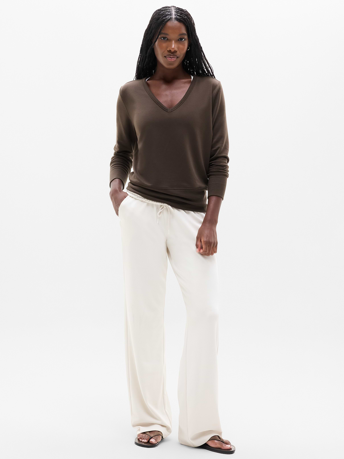Image number 2 showing, Coaster Luxe V-Neck Sweatshirt