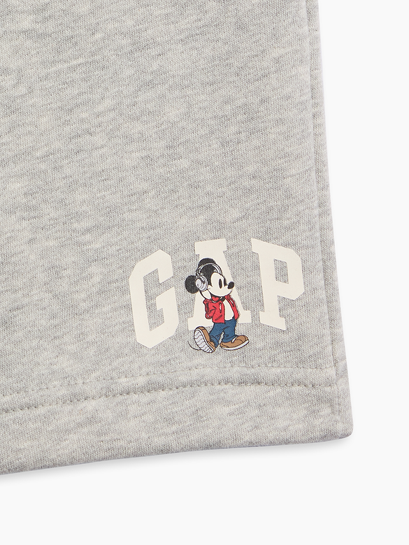 GapKids × Disney Mickey Mouse Relaxed Pull-On Logo Shorts