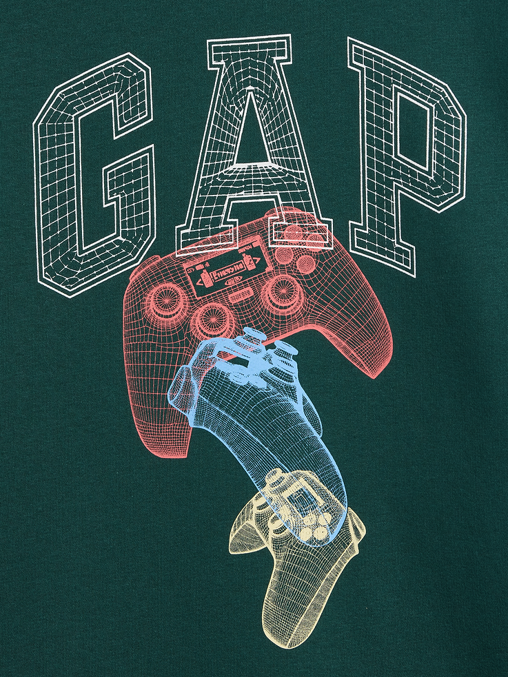 Image 2 of 3, Kids Relaxed Gap Logo Sweatshirt