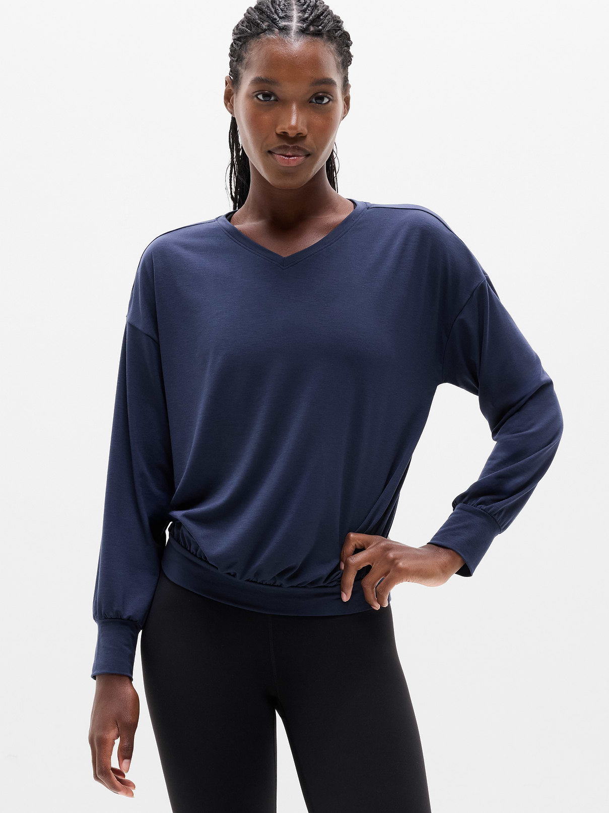 Image number 1 showing, Move With Ease V-Neck Top
