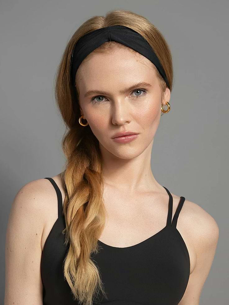 Image number 2 showing, The Hair Edit Lotus Soft Pleated Headband