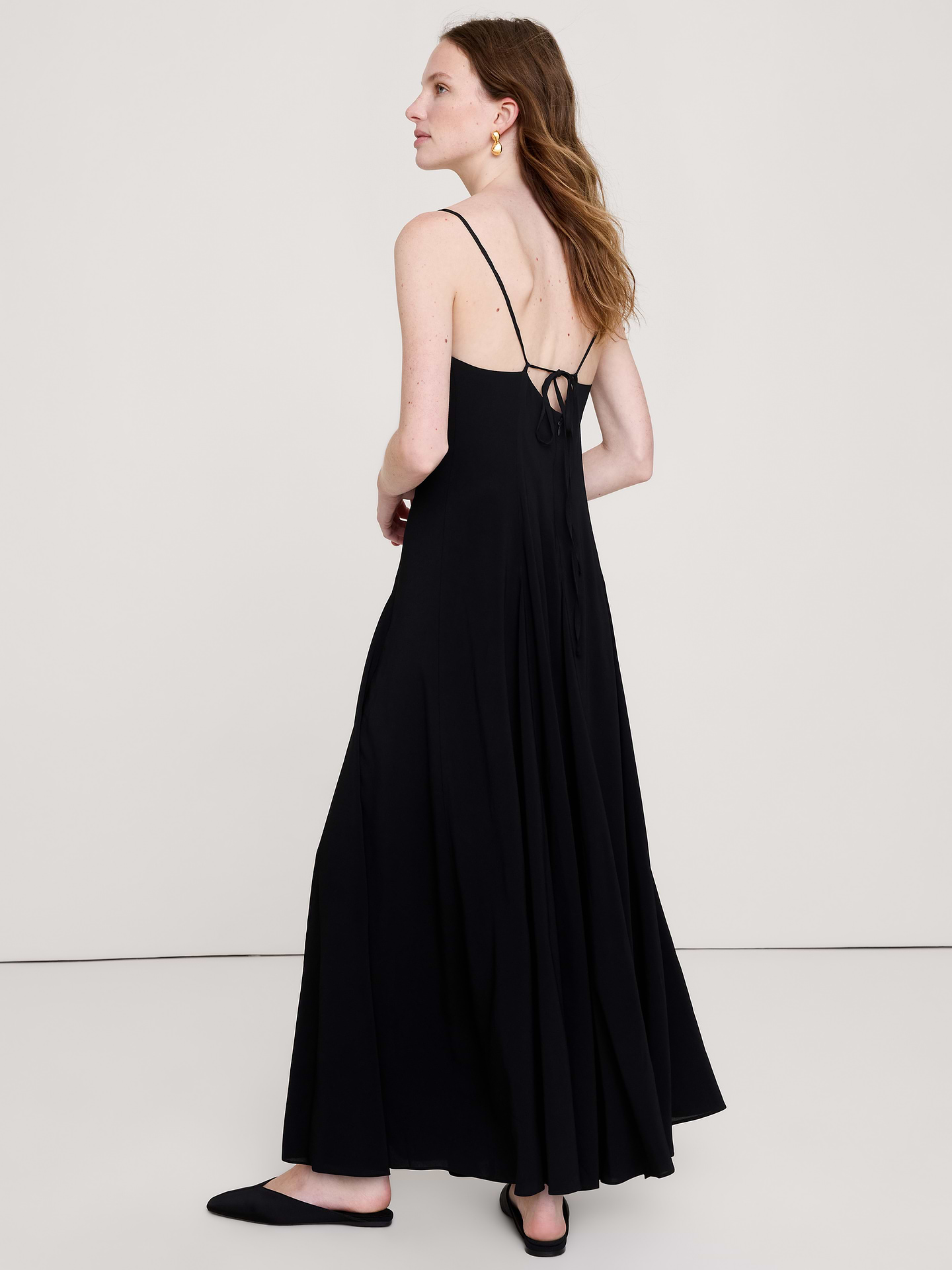 Image number 2 showing, Georgette Paneled Maxi Dress