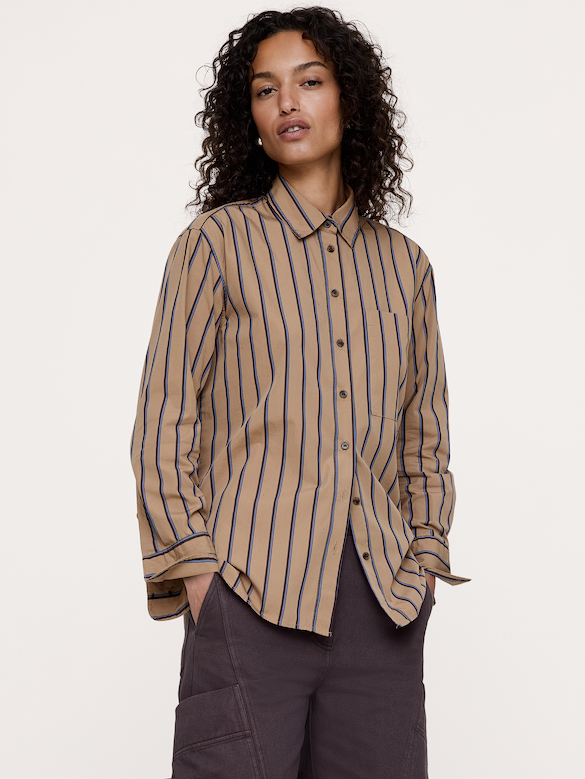 The Oversized Shirt in Cotton Poplin