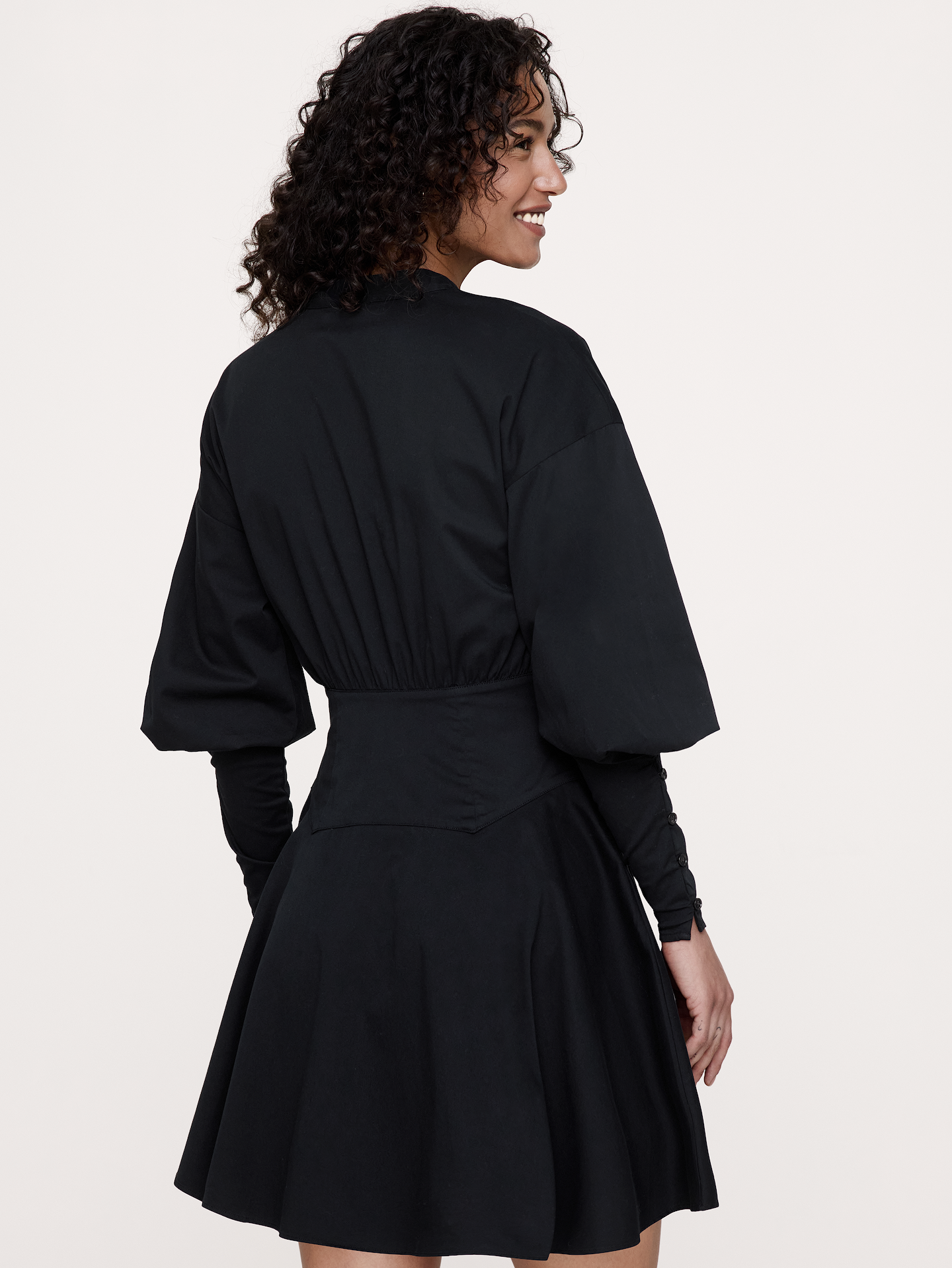 Image number 2 showing, Gigot Sleeve Mini Dress
