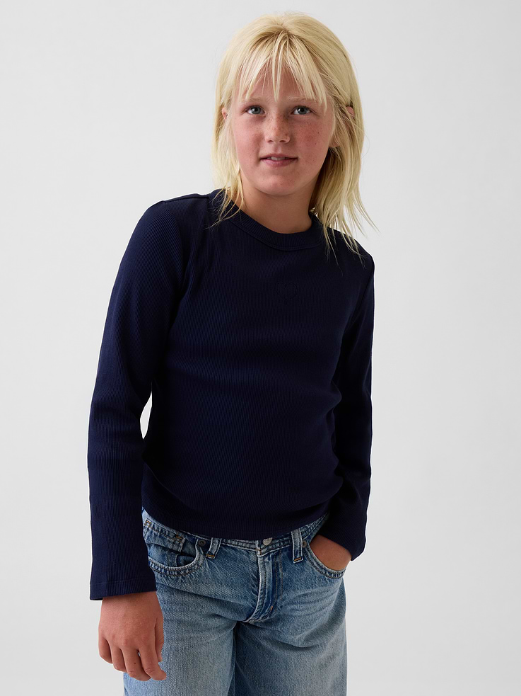 Image number 1 showing, Kids Rib Crew T-Shirt