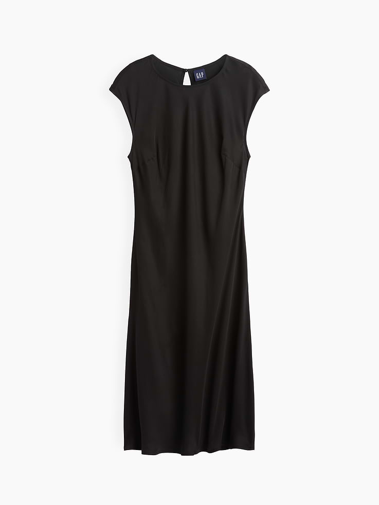 Image 5 of 5, Cap-Sleeve Knee-Length Dress