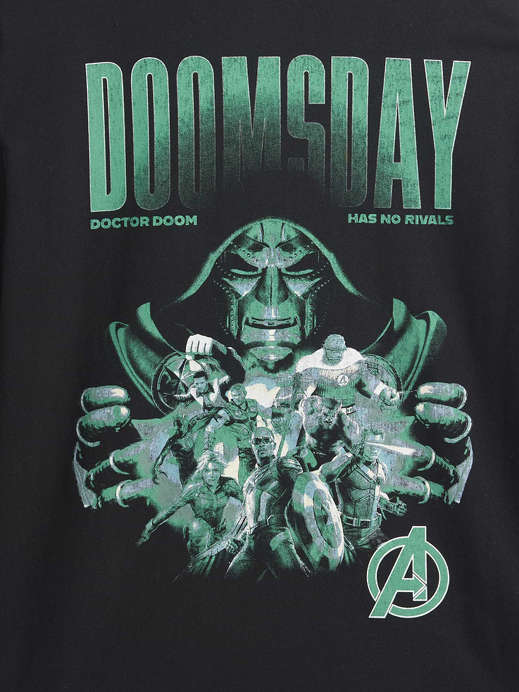 Image 3 of 3, Kids Marvel Relaxed Graphic T-Shirt