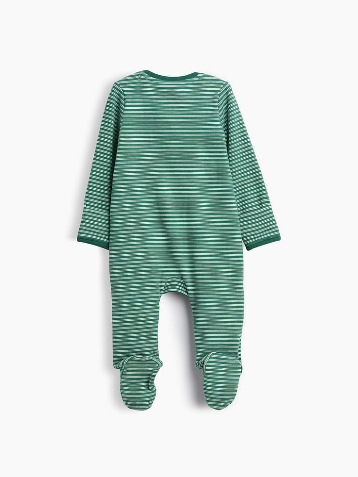 Image 2 of 2, Baby Softspun Footed One-Piece