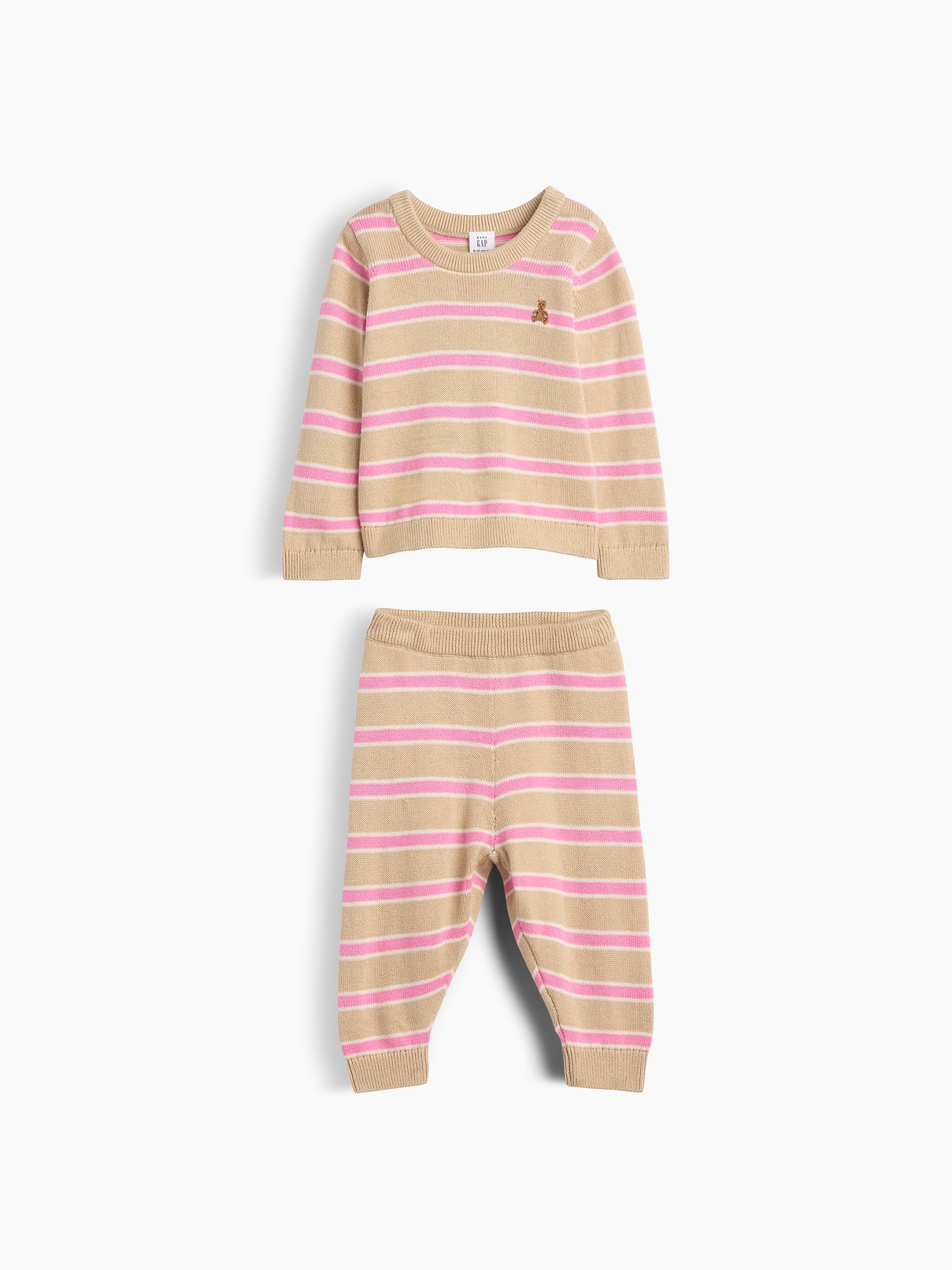 Baby Stripe Sweater Outfit Set