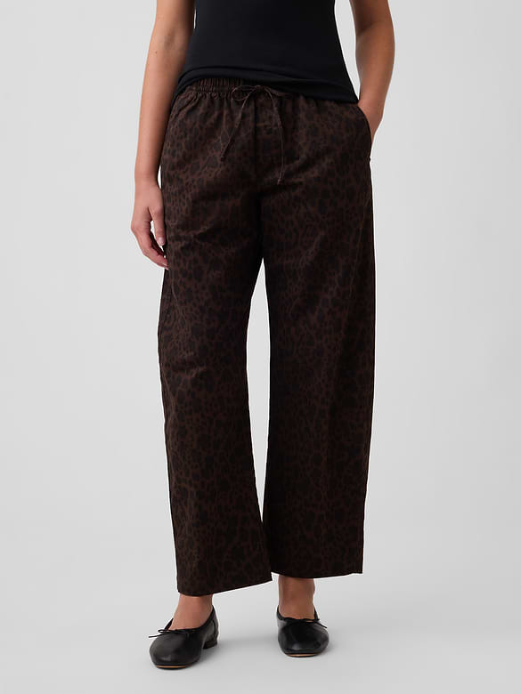 Mid Rise Easy Barrel Khakis