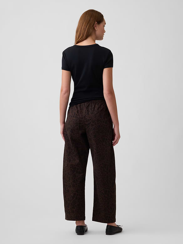Mid Rise Easy Barrel Khakis
