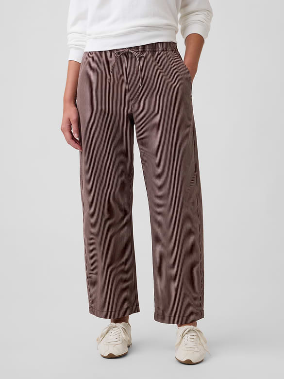 Mid Rise Easy Barrel Khakis