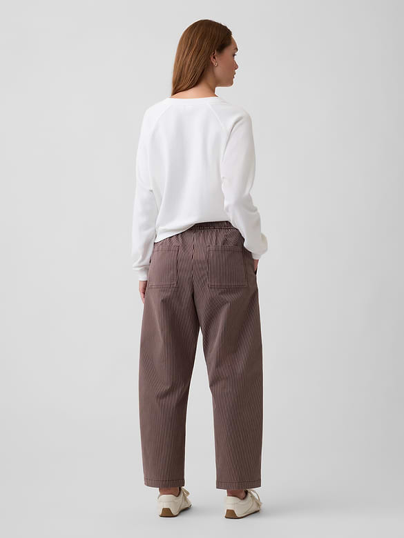 Mid Rise Easy Barrel Khakis