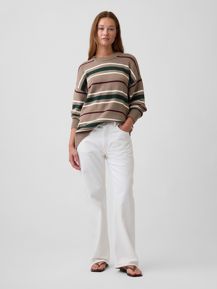 Image 3 of 5, Oversized Crewneck Sweater