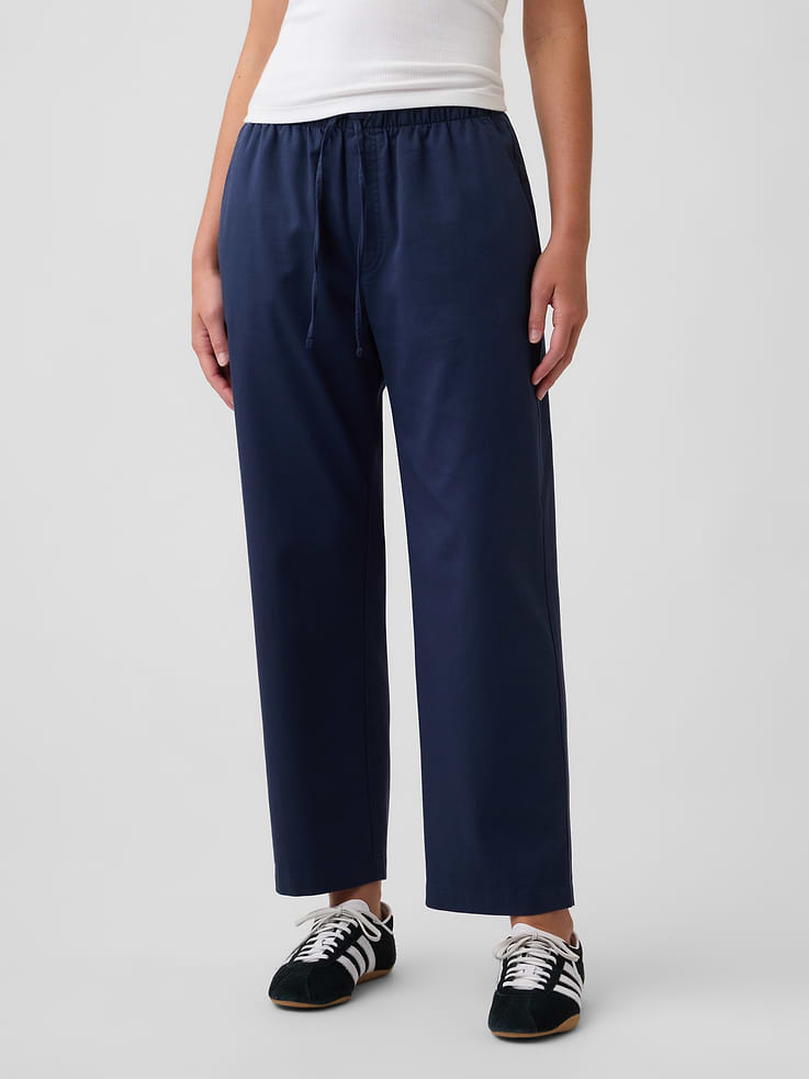 Image number 2 showing, Mid Rise Easy Twill Pants