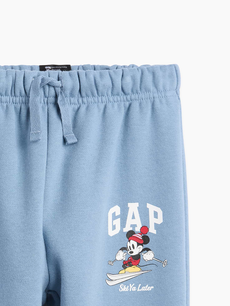 Image 2 of 3, babyGap × Disney Mickey Mouse Relaxed Pull-On Logo Joggers