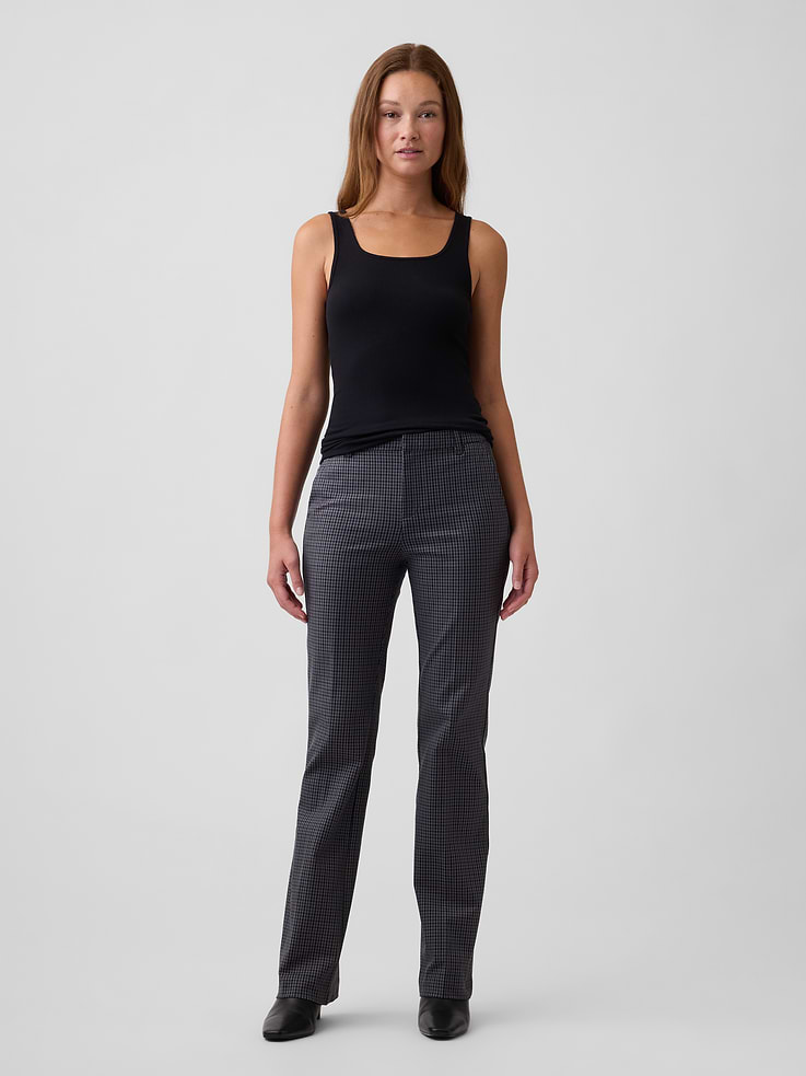 Image number 1 showing, Baby Boot Pants in Bi-Stretch