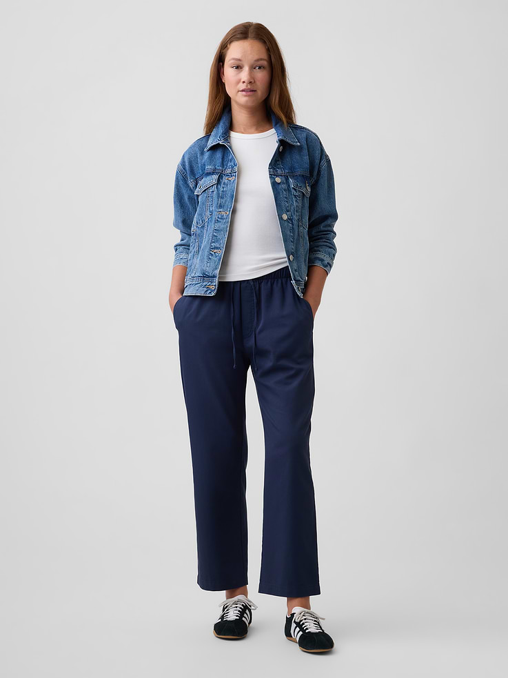 Image number 1 showing, Mid Rise Easy Twill Pants