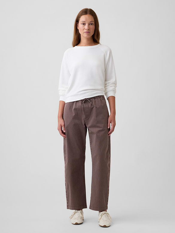 Mid Rise Easy Barrel Khakis
