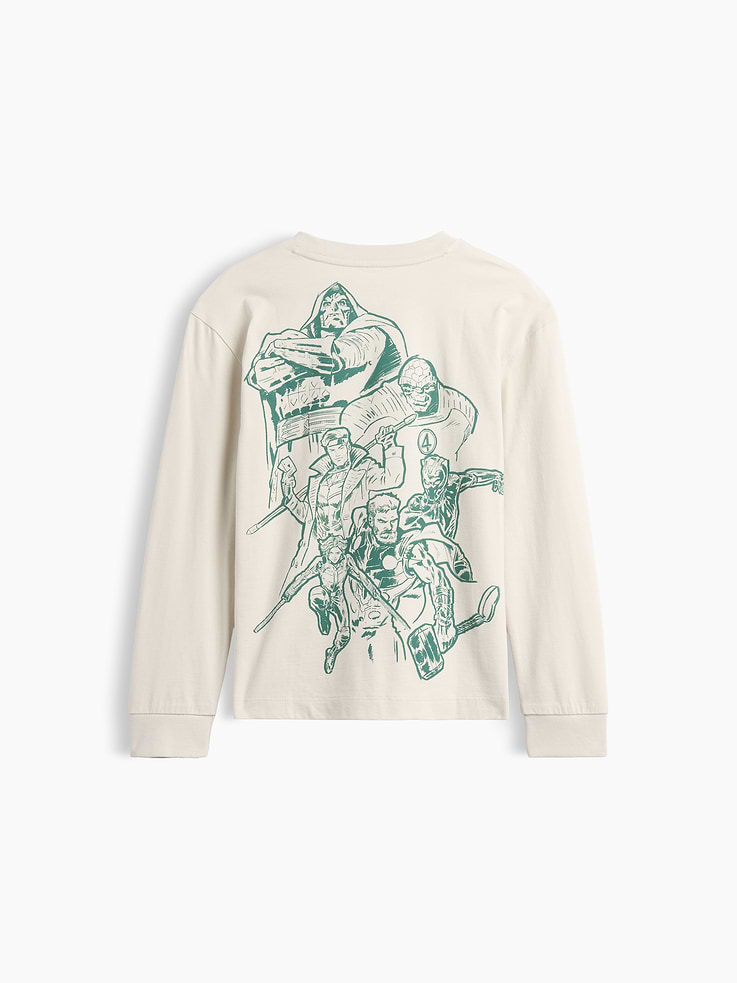 Image 2 of 3, Kids Marvel Relaxed Graphic T-Shirt