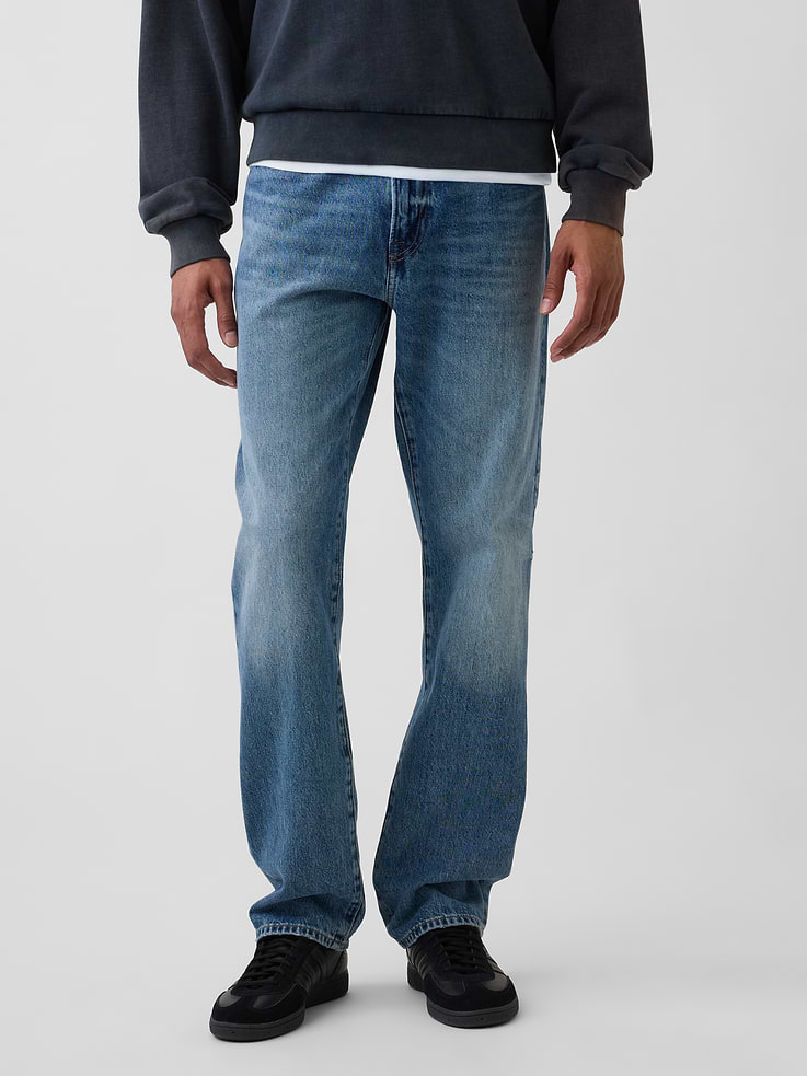 Image number 2 showing, Relaxed Straight Jeans