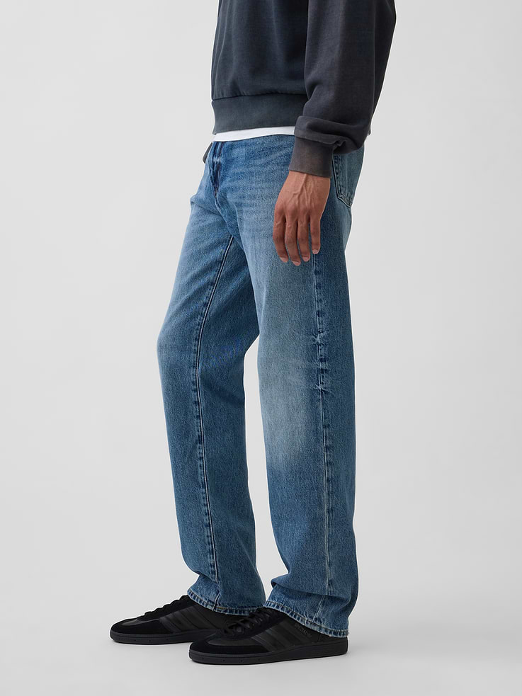 Image number 3 showing, Relaxed Straight Jeans