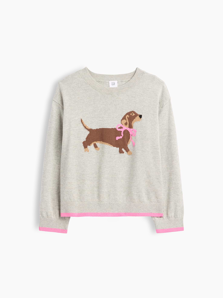 Image number 1 showing, babyGap Intarsia Crewneck Sweater