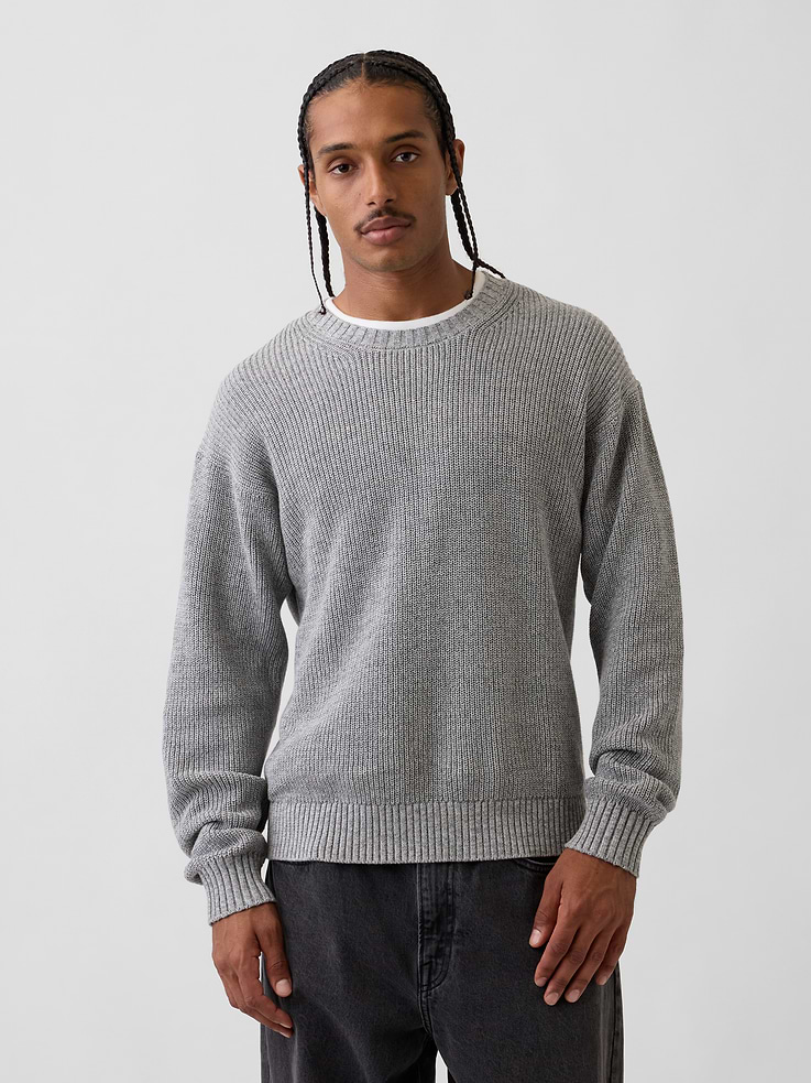 Image number 1 showing, Relaxed Shaker Sweater