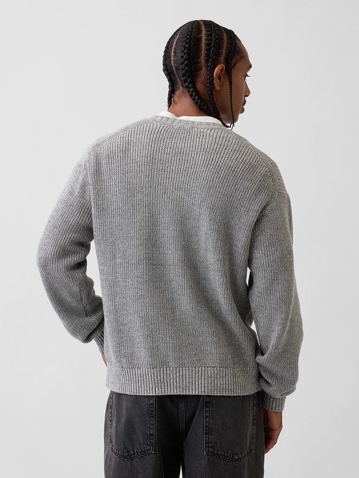 Image number 3 showing, Relaxed Shaker Sweater