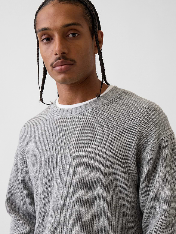 Relaxed Shaker Sweater