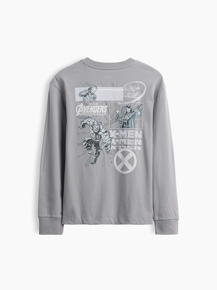 Image 2 of 3, Kids Marvel Relaxed Graphic T-Shirt