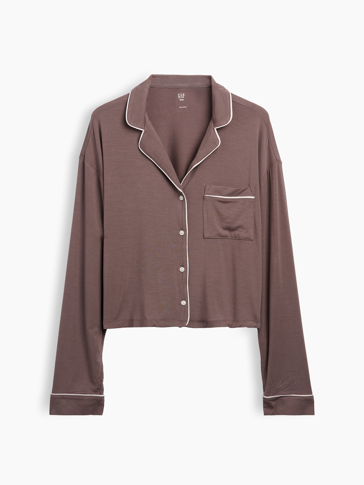 ジッピーアンドミー SoftMade Modal Crop PJ Top | Gap