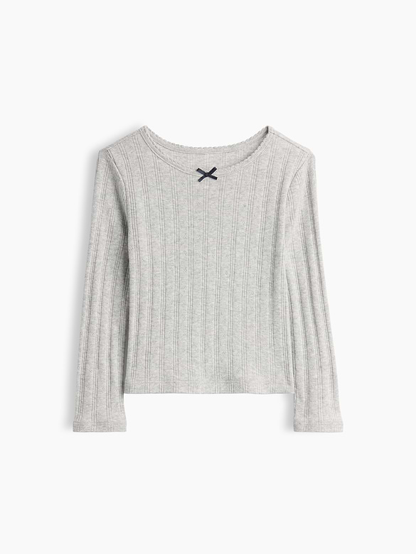 Baby & Toddler Pointelle Rib T-Shirt