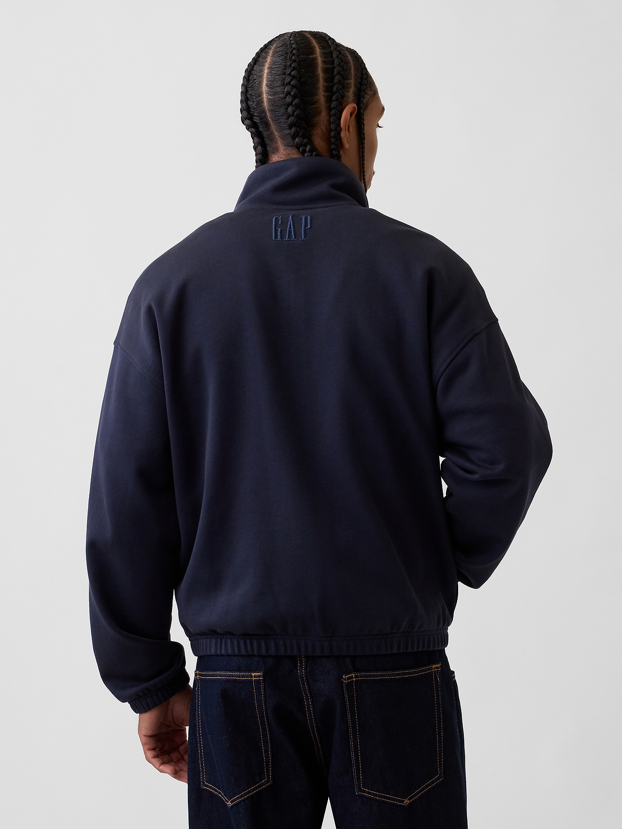 Heavyweight Oversized Zip Jacket | Gap