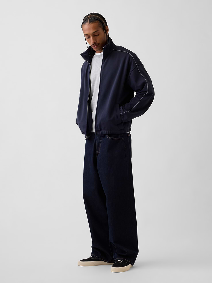 Image number 2 showing, Heavyweight Oversized Zip Jacket