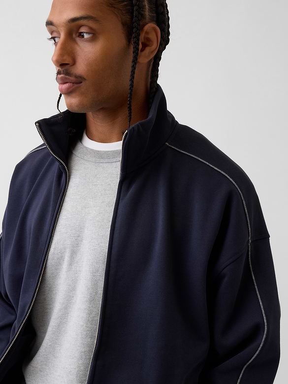Heavyweight Oversized Zip Jacket