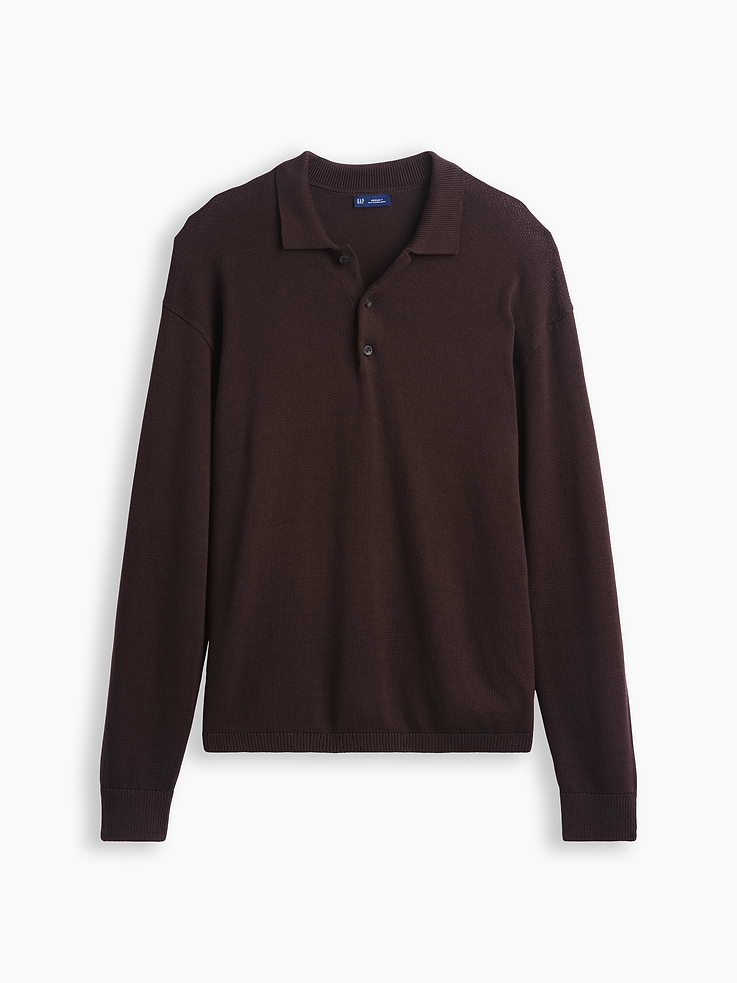 Image number 5 showing, Relaxed Polo Sweater