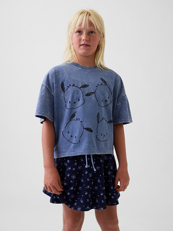 Kids Oversized Boxy Graphic T-Shirt