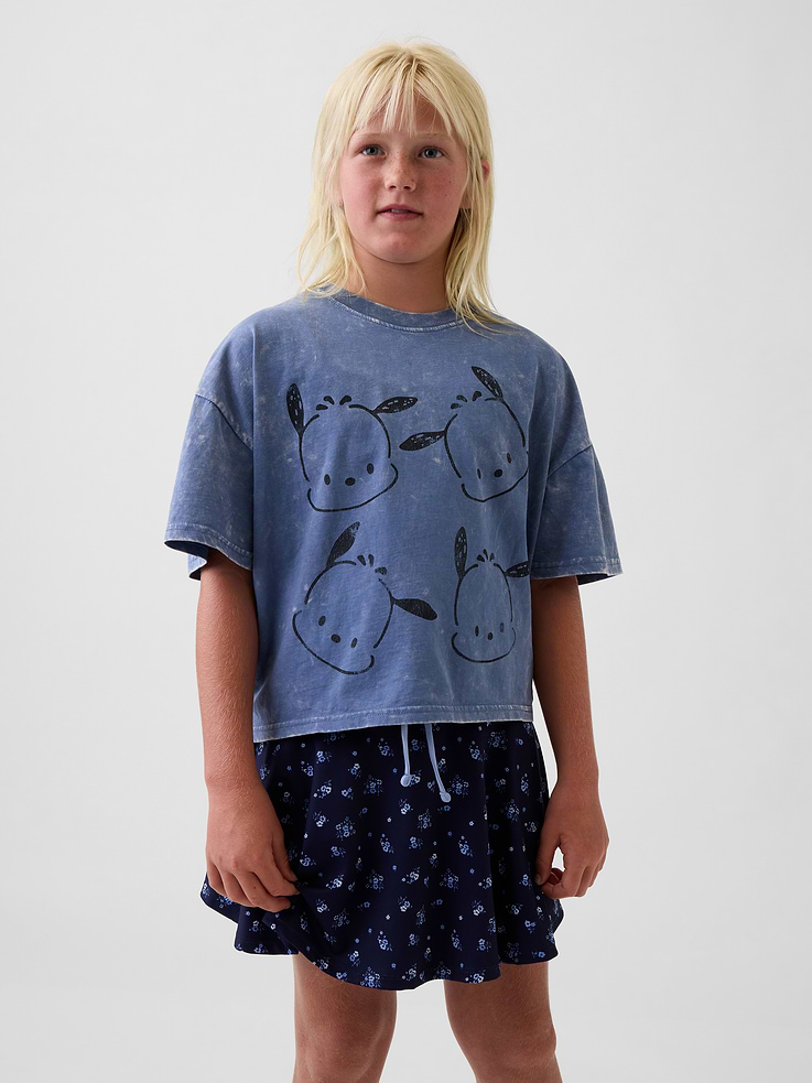 L'image numéro 1 présente T-shirt surdimensionné coupe droite à imprimé pour Enfant