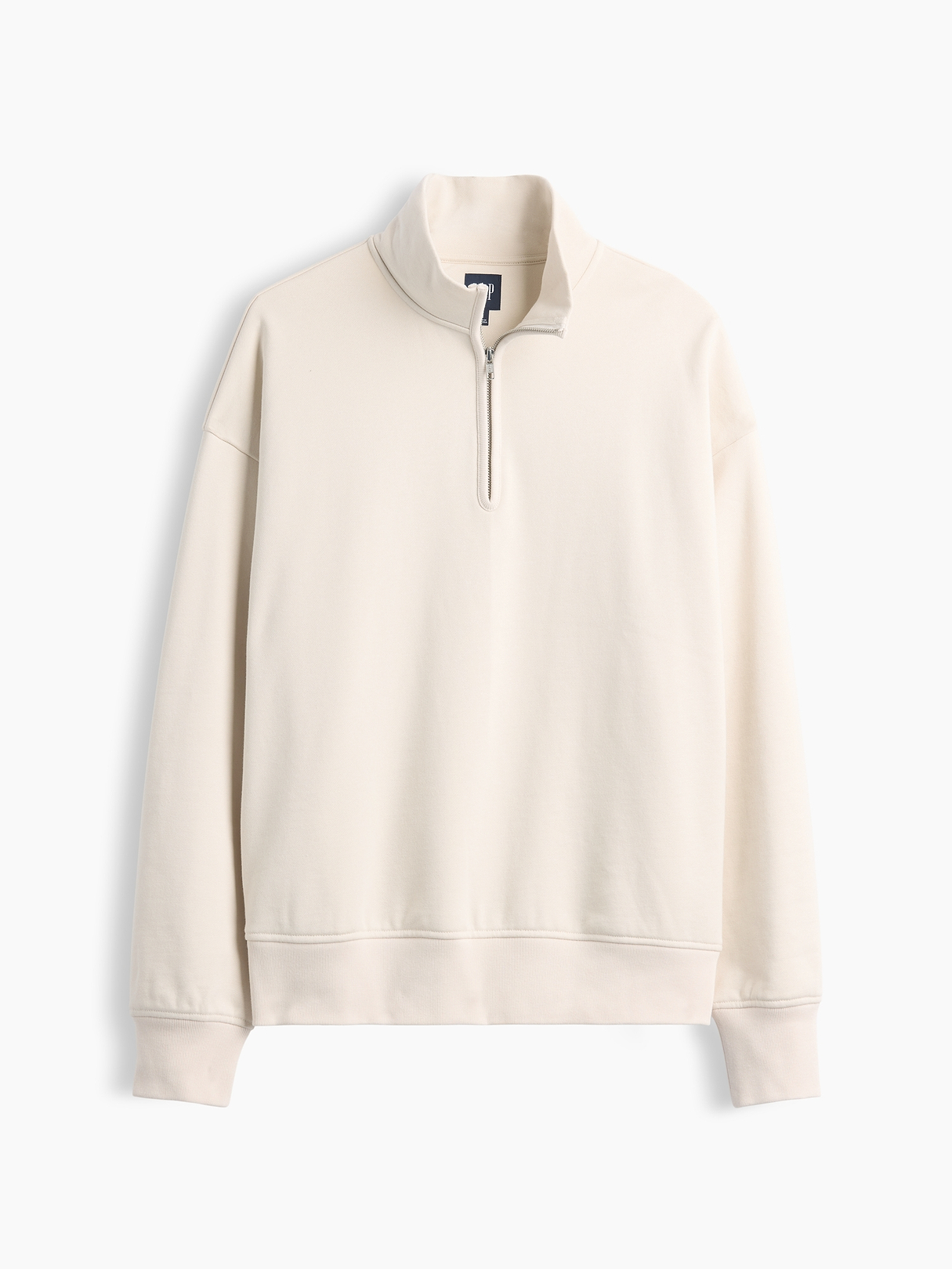 Heavyweight Oversized Quarter-Zip Pullover | Gap
