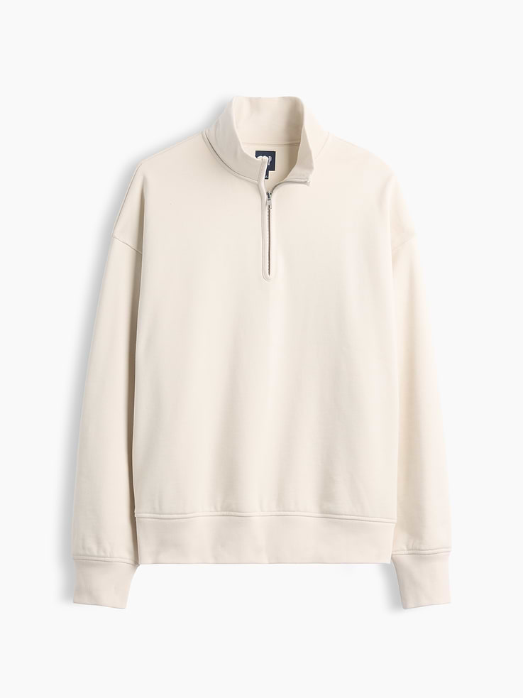 Image number 5 showing, Heavyweight Oversized Quarter-Zip Pullover
