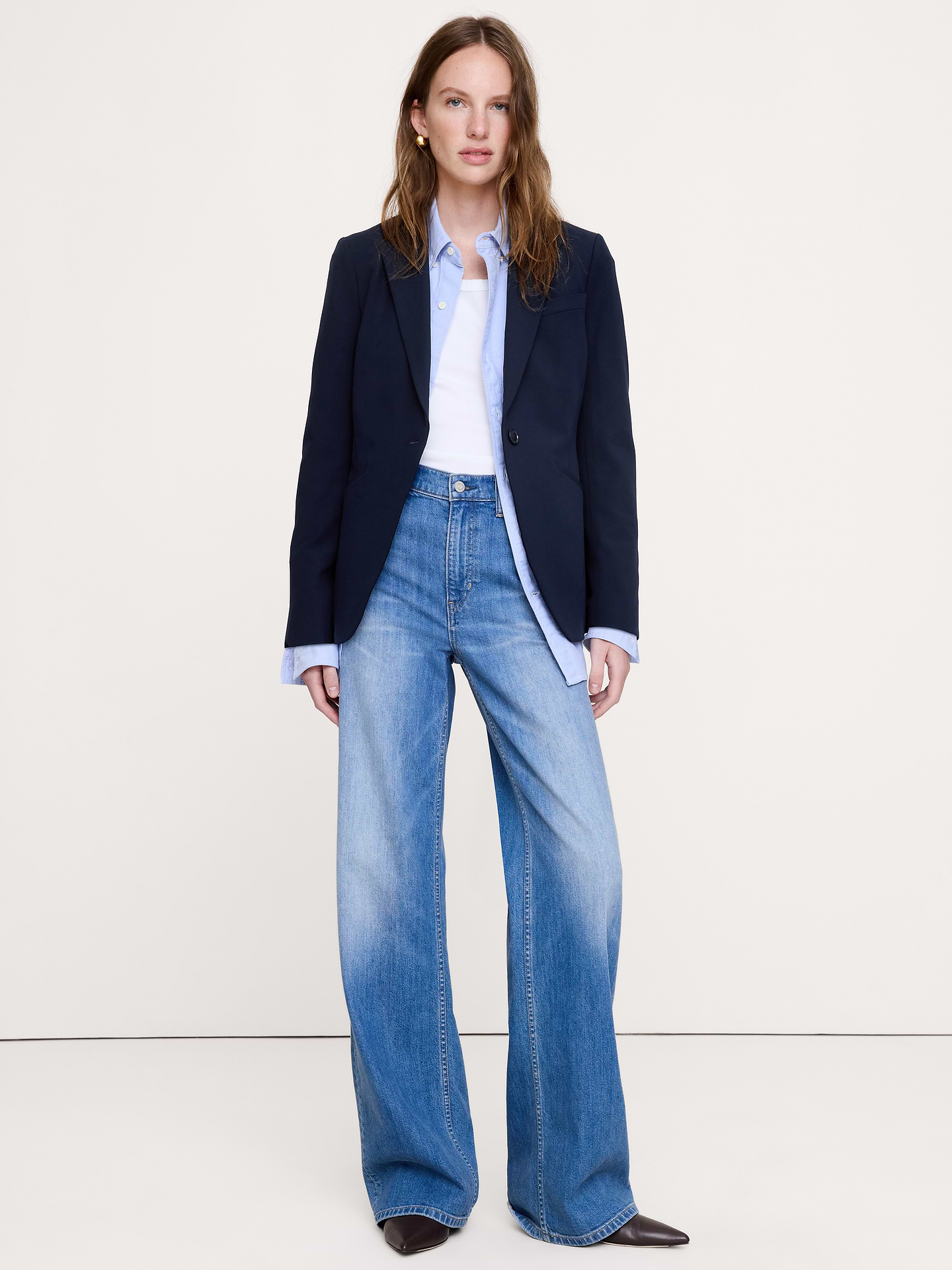 Image number 1 showing, Slim City Stretch Blazer