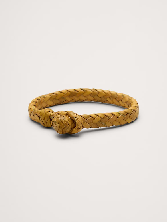Wide Flat Weaved Bracelet by Chamulas