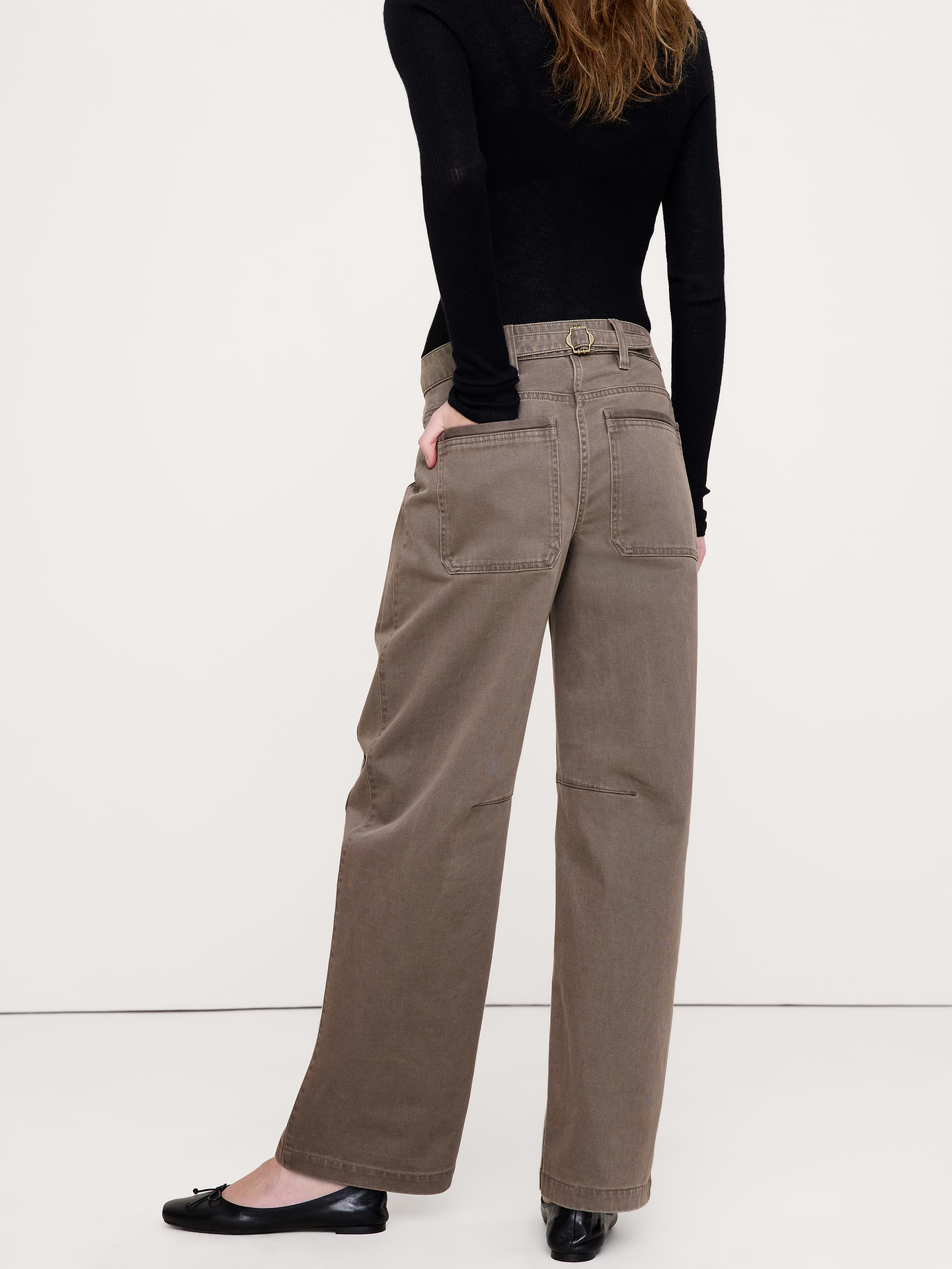 Image number 6 showing, Low-Rise Relaxed Utility Pant